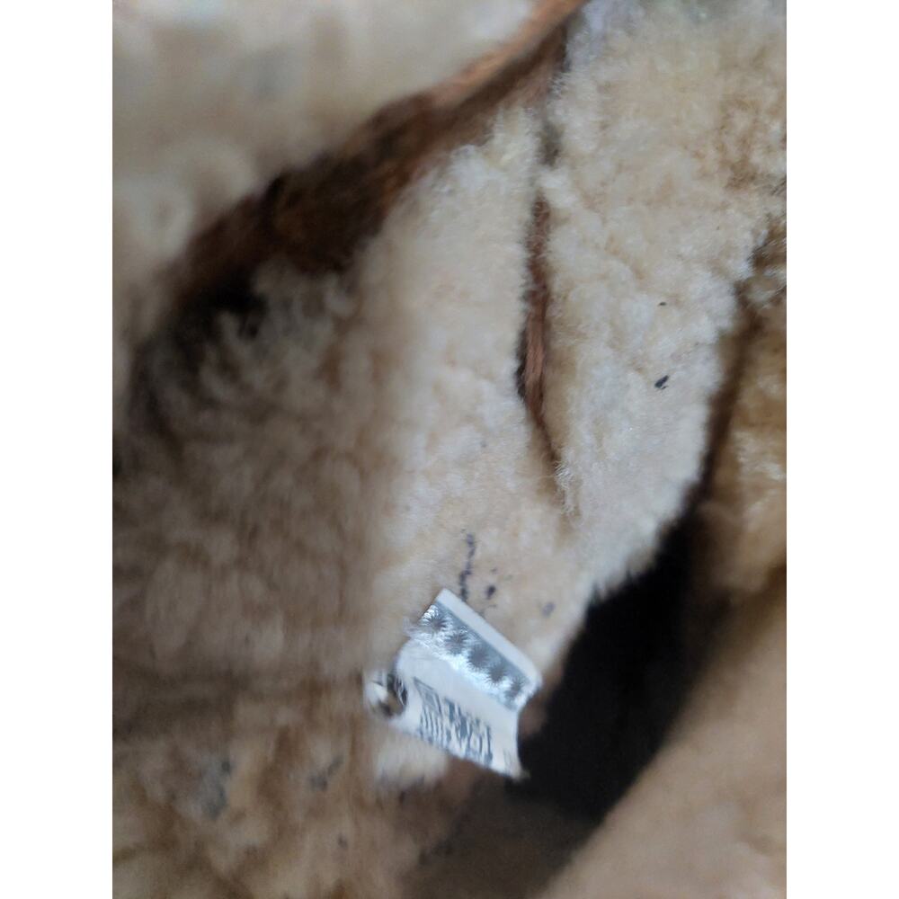 UGG metro short bow Chestnut Boots SZ 6 - Picture 11 of 14